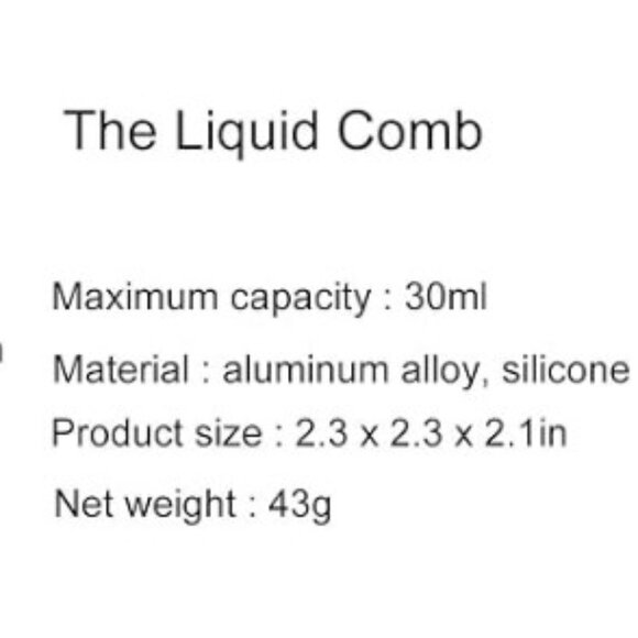 Mriya 30ml Hair Growth Comb with Scalp Brush Color Gold Brand New - Picture 5 of 8